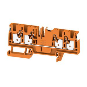 Doorvoerklem oranje 4mm2 32 A 800 V 2799180000 VVE=50
