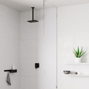 Vernis Shape plafond aansluiting 300mm mat zwart