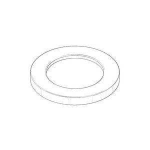 Rozet 52x33,7mx5,5mm chr