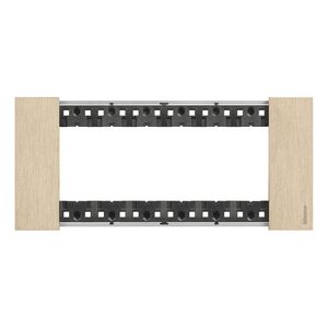 Afdekplaat 6 module goud K470 LivingNow