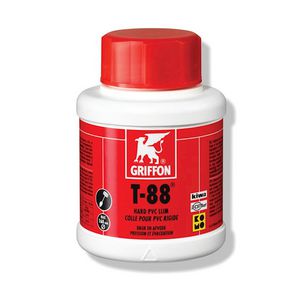 Hard PVC-lijm T-88 (druk-/afvoer) KOMO/KIWA pot a 250ml.