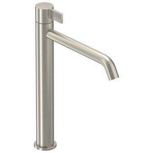 Wastafelmengkraan PACT L-size sprong 208mm highriser coldstart geborsteld nickel