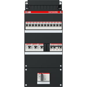 Groepenkast 12 groepen achter 3x 30mA 3-fase 1SPF006905F1768