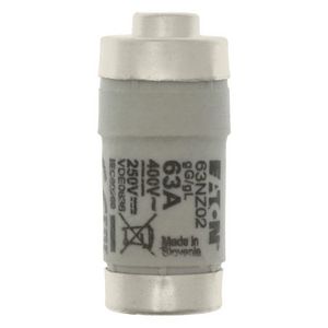 Zekering laagspanning 63A AC 400V D02 gL/gG IEC traag VVE=10