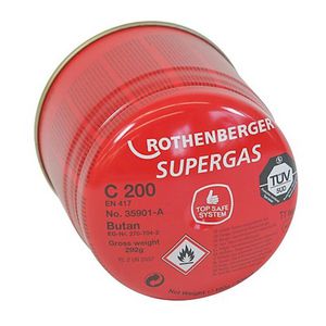 Gas cartridge C200 Supergas, Vers. A VVE=36