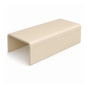 Zak a 2st. Koppelstuk met bodemstuk 25x13mm Systeem25 creme