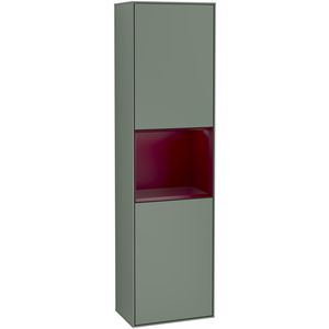 Hoge kast Finion 418x1516x270mm Olive Matt Lacquer F470HBGM