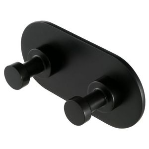 Wandhaak dubbel zwart NEMOX BLACK