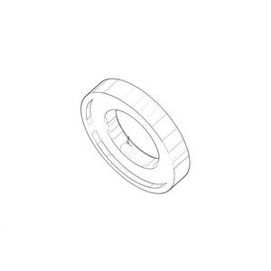 Rozet M32x1,5 55x10mm chr