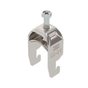 Beugelklem 2056 22-28mm RVS A2 1.4301 blank VVE=100