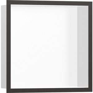 Wandbox XtraStoris wit 300/300/100 Black Chrome