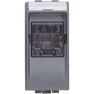 Wandcontactdoos RJ45 Living at + t Cat. 5