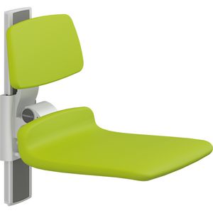 Douchezitting 450 rugleuning hoog verst. wand PLUS lime green