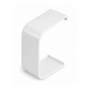 Zak a 10st. Koppelstuk 80x60mm PVC wit RAL9010
