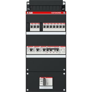 Groepenkast 10 groepen achter 3x 30mA 3-fase 1SPF006907F1761