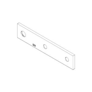 Rozet 255x55x8,5mm chr