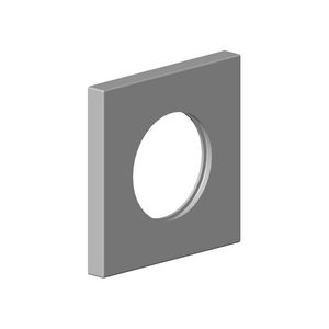 Rozet 80X80X9X 45,7mm-BG