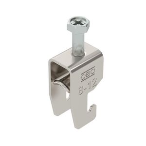 Beugelklem 2056 8-12mm RVS A2 1.4301 blank VVE=100