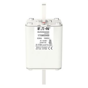 Zekering hoge snelheid 630A AC 1000V 150kA 2 59x75x13 VVE=3