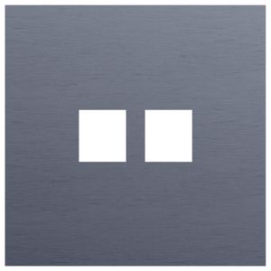 Enkelvoudige afdekplaat 2voudige RJ-aansluiting 226-74102