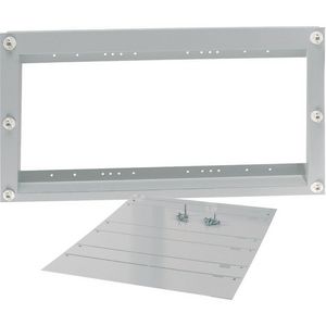 Frontplaat plaatstaal 1xXNH1/1xXNH2 SASY 60i 450x400mm gr