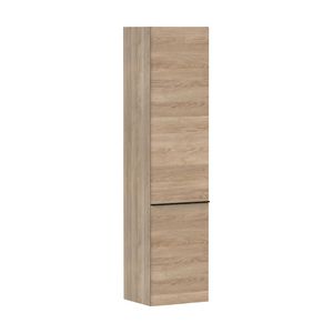 Hoge kast Natural Oak 400/350 scharnieren links greepkleur mat zwart Xelu Q 54137670