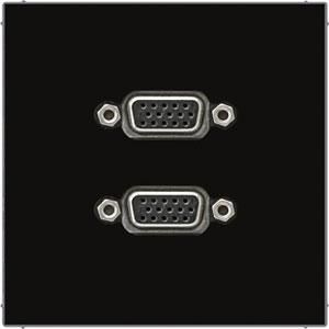 Afdekking zwart voor 2xVGA LS990 VVE=10