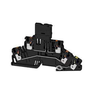 Zekeringsklem PUSH IN zw. 4mm2 6.3 A 70 V 2817030000 VVE=50