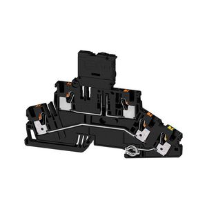 Zekeringsklem PUSH IN zw. 4mm2 6.3 A 150 V 2817040000 VVE=50