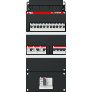 Groepenkast 11 groepen achter 3x 30mA 3-fase 1SPF006905F1766