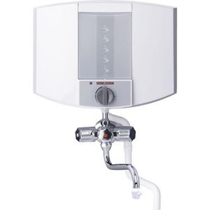 Close-up heetwatertoestel EBK5 KA 5liter met mengkraan chroom (koud, warm en kokend water)