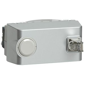 Connector RJ45 CAT66 m haspel ALU Mosaic