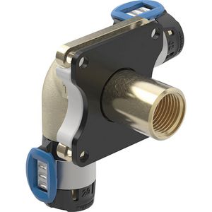 Doorlus wanddoorvoer FLOWFIT pers hoek 16X1/2"bn.dr.x16mm VVE=2