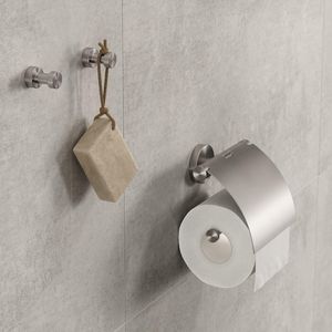 Closetrolhouder RVS met klep NEMOX
