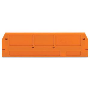 Afsluit-+tussenplaat 2,5mm oranje 280-373 VVE=25