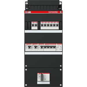Groepenkast 8x achter 3x30mA HS+D+T 3-fasen 1SPF006907F1755