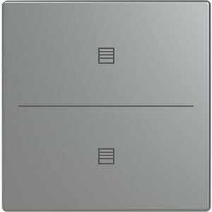 Centraalplaat afdekking 2v jaloeziesymbool F/S platform 63 grijs