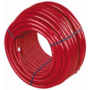 Rol a 100m. meerlagenbuis  Uni Pipe PLUS iso. S4 20x2,25mm rood