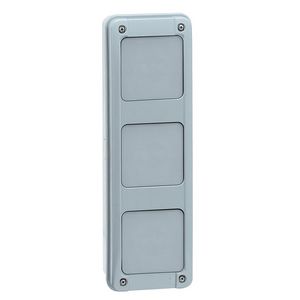 Multibox verticaal 2 rijen behuizing Plexo