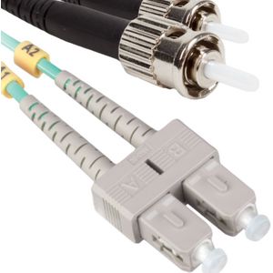 SC ST duplex mm 50/125 OM3 2.8mm 3.0mtr.