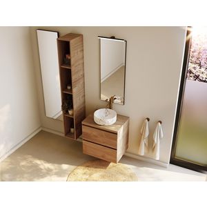 Counter Top+BC SPR-UP_46 60 +bowl Caramel Oak