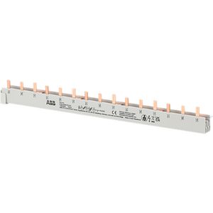 Verbindingsrail PS 3P 15 pinnen 10mm2 L1-L2-L3-L1-L2-L3-