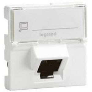 Connector RJ45 FTP LCS6 2 modulen hoek Mosaic