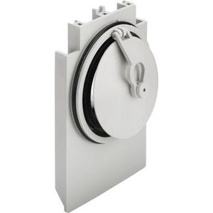 Pendelklep kunststof/grijs