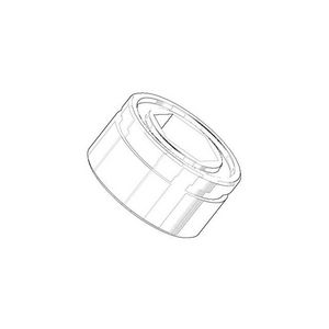 Nippel 28x15mm chr 092404041-00