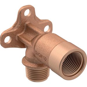 MasterFix muurplaat Flowfit L=66mm MF1/2-1/2" VVE=10