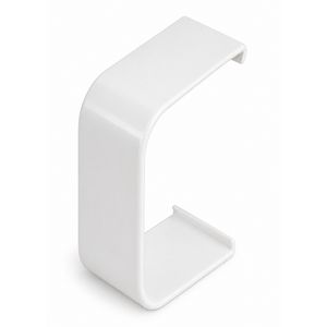 Zak a 10st. koppelstuk 140x90mm wit PVC RAL9001