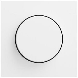 Afdekking knop dim./potntiom. System 70 z.wit m(gel.)