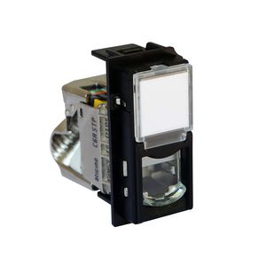 Contactdoos RJ45 STP Cat. 6A zwart LivingNow