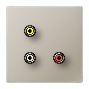 Afdekking edelst.v.Cinch Audio/Video LS